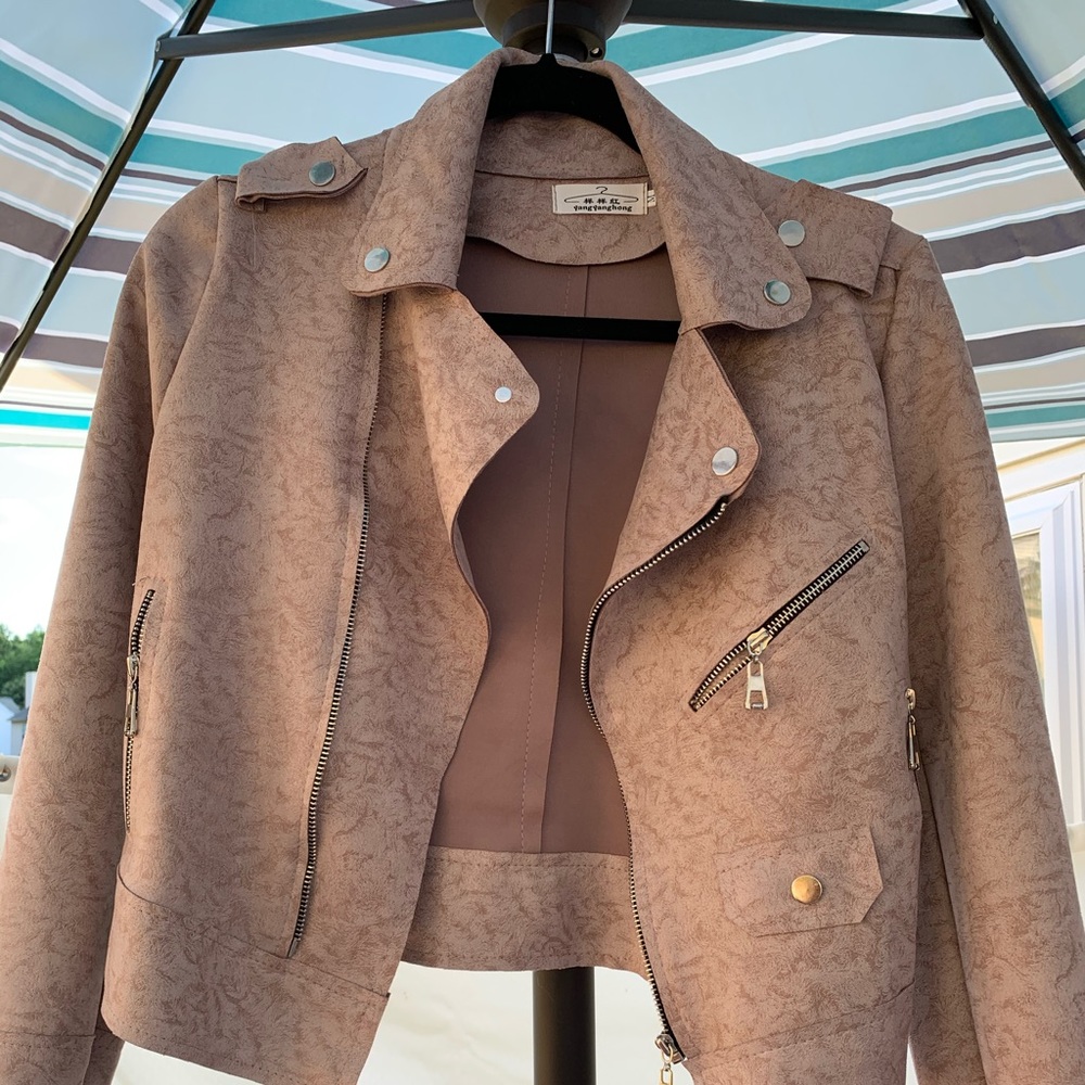 Light pink Nubuck jacket